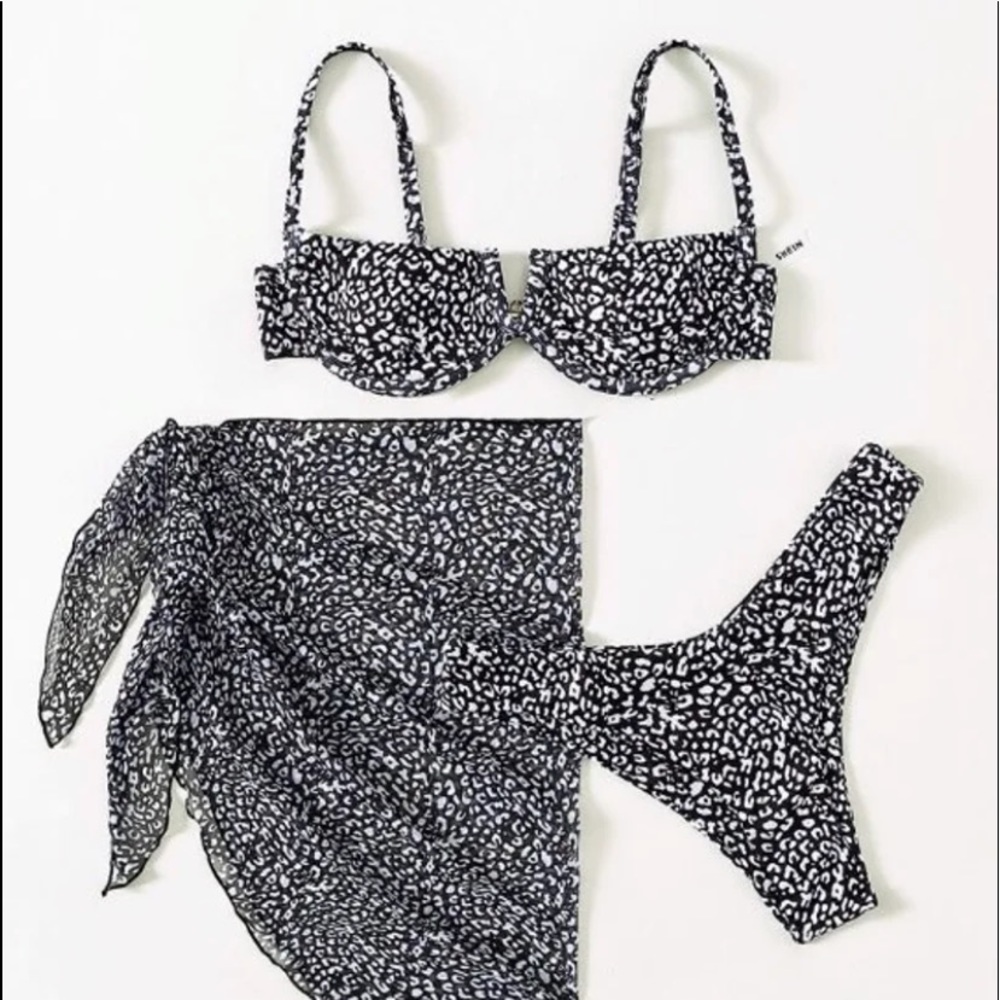 Shein Cheeky Bikini and Cover up